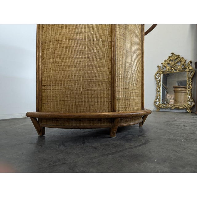 Rattan Bar Counter, 1980s For Sale - Image 4 of 8