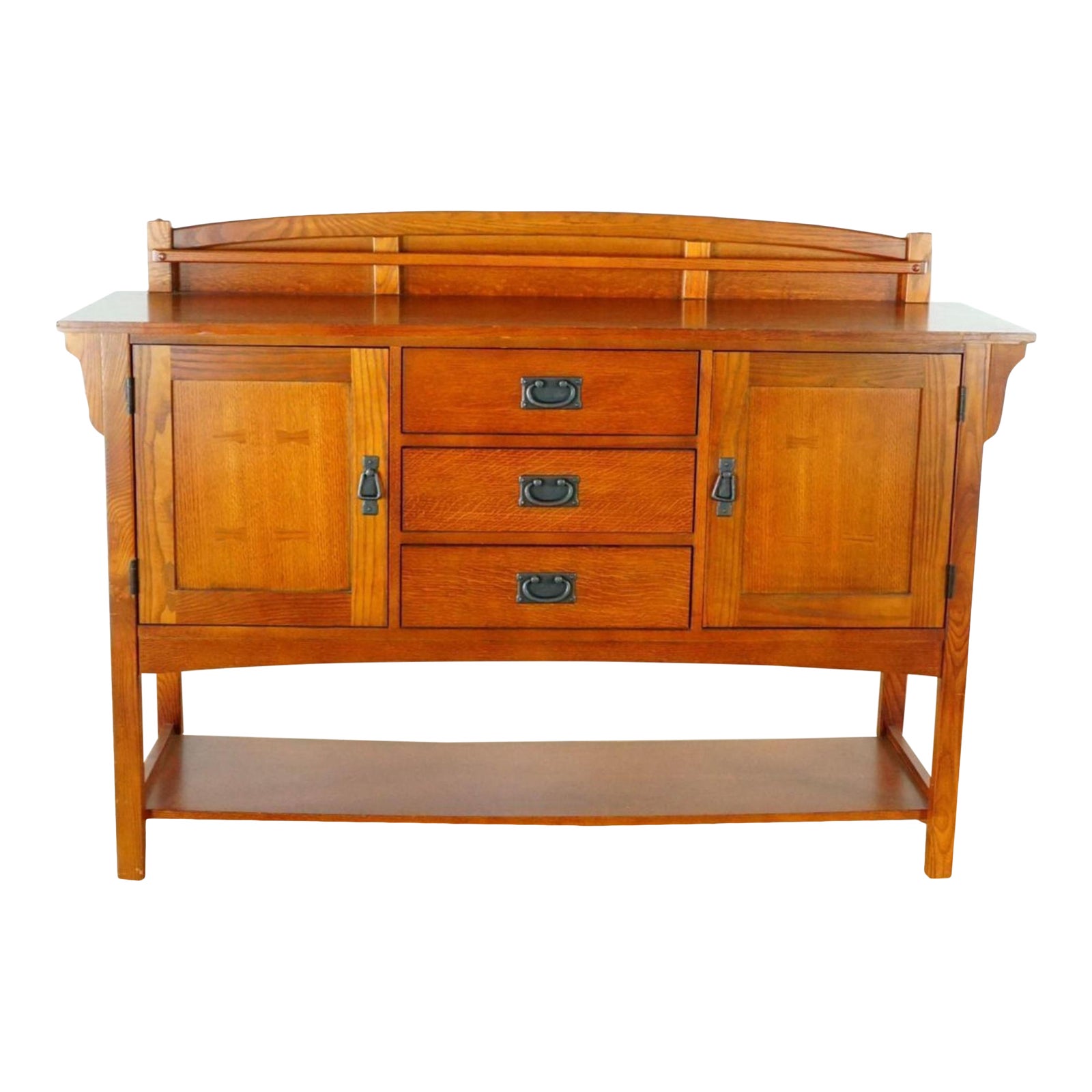 Mission Style Basset Oak Sideboard Chairish