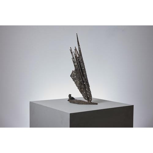 1970s Italian Artist, Abstract Sculpture, 1973, Metal For Sale - Image 5 of 11