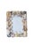 Contemporary Vintage Coastal Regency Sea Shell Encrusted Picture Frame For Sale - Image 3 of 8