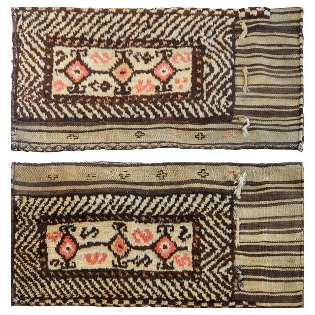 Early 20th Century Gabbeh Grain Bags - A Pair For Sale - Image 11 of 11