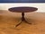 Wood 48” Round Mahogany Accent Foyer Table by Leighton Hall - Showroom Sample For Sale - Image 7 of 15