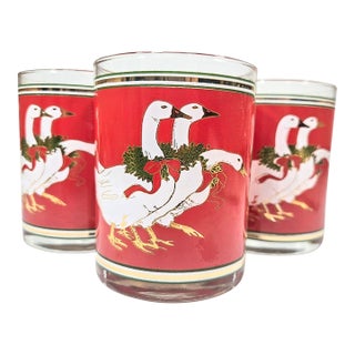 Culver Christmas Geese- Set of Four For Sale
