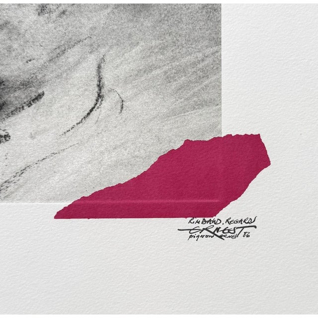 Modern Ernest Pignon-Ernest, Rimbaud, 1986, Original Print For Sale - Image 3 of 4