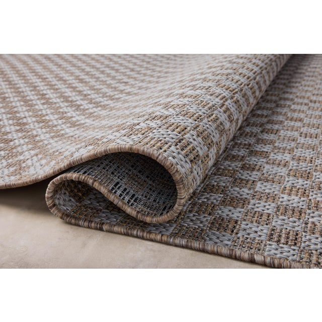 Loloi Rugs Amber Lewis x Loloi Topanga Natural / Silver 6'-7" x 9'-4" Area Rug For Sale - Image 4 of 7