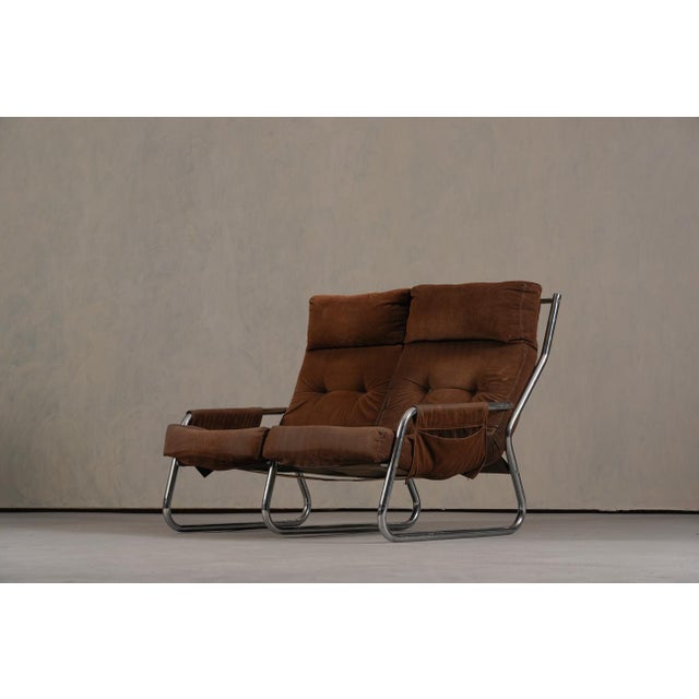 Mid-Century Sofa by Gillis Lundgren for Ikea, Sweden, 1970s For Sale - Image 10 of 15
