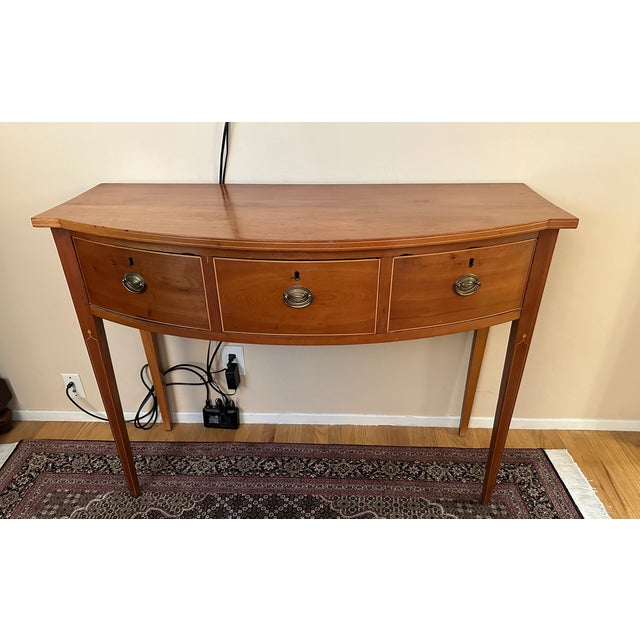 American Antique Hepplewhite Cherry Sideboard For Sale - Image 3 of 9