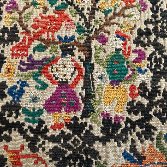 Italian 1926 Alexander Morton & Co Sardinian Inspired Tapestry For Sale - Image 3 of 8