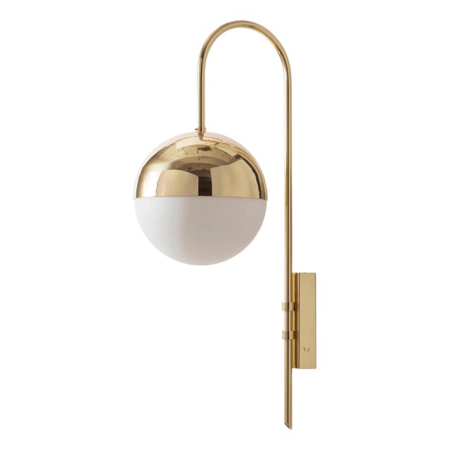 Brass Wall Lamp 01 by Magic Circus Editions For Sale