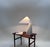 White Sculptural Glass Table Lamp from Peill & Putzler, Germany, 1980s For Sale - Image 8 of 18