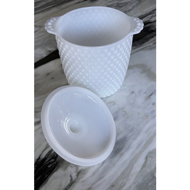 Anchor Hocking Hobnail Biscuit Barrel or Ice Bucket For Sale In Seattle - Image 6 of 9
