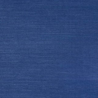 SAMPLE - Schumacher X Backdrop Haruki Sisal Wallpaper In Blue Is The Coolest Color For Sale