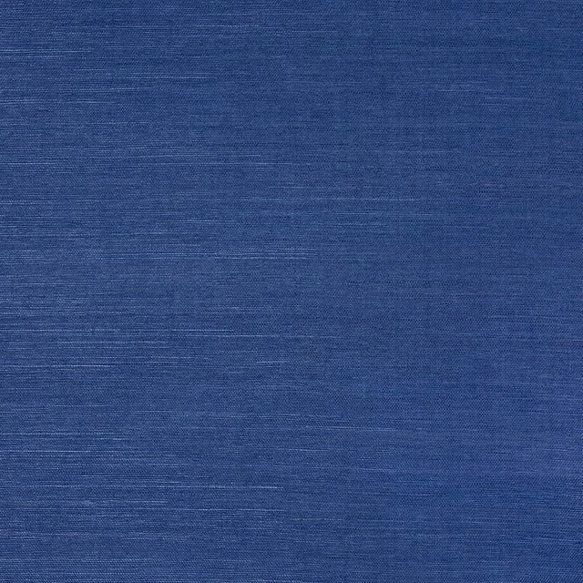 SAMPLE - Schumacher X Backdrop Haruki Sisal Wallpaper In Blue Is The Coolest Color For Sale