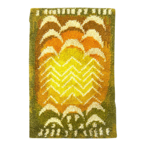 Mid 20th Century Rya Shag Wall Hanging