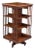 Antique Revolving Bookcase in Walnut, 1860 For Sale