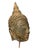 Antique Thai Bronze Buddha Head Statue Ayutthaya Rattanakosin Style on Stand 8" For Sale - Image 9 of 12