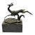1950s Bronze Stag by the noted American Sculptor Frank Eliscu Original Receipt For Sale