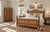 British Colonial Style Faux Bamboo & Woven Rattan Queen Bed in Tortoise Finish A distinctive faux-bamboo and woven rattan...