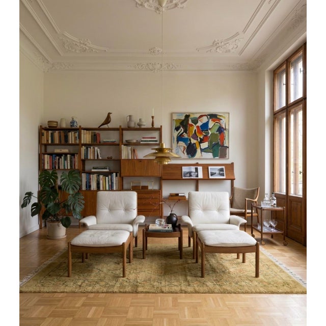 Vintage Venus Living Room Set by Illum Wikkelso for Silkeborg, 1960s, Set of 5 For Sale - Image 17 of 18