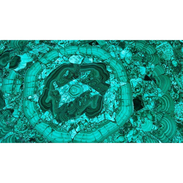 Malachite Cactus Table in the style of René Lalique, 1980s For Sale - Image 10 of 15