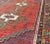 Mid 20th Century Mid 20th Century Mid 20th Century Vintage Turkish Oushak Rug With Tribal Medallion in Red Green Yellow & Purple For Sale - Image 5 of 7