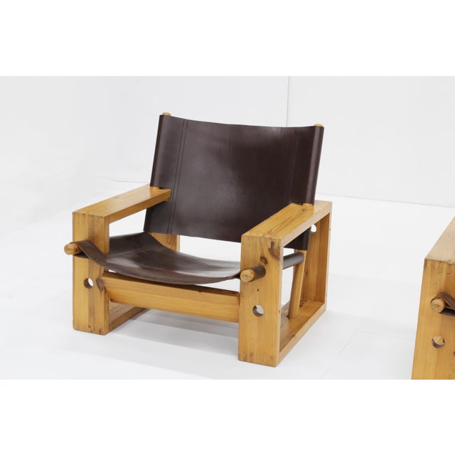 Lounge Chairs by Ate van Apeldoorn for Houtwerk Hattem, Netherlands, 1960s , Set of 2 For Sale - Image 9 of 12