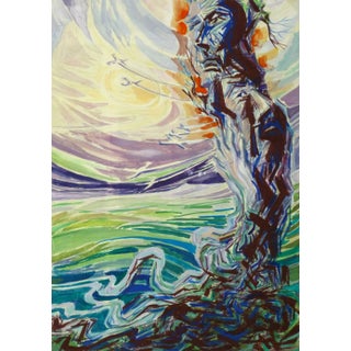 Sellés, Vintage French Abstract - Departure of the Souls For Sale