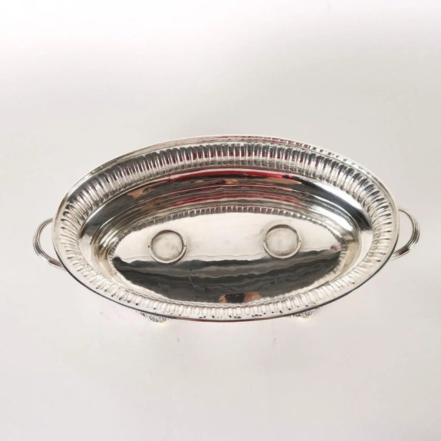 Silver Heater Food Plate from Messulam For Sale - Image 4 of 7