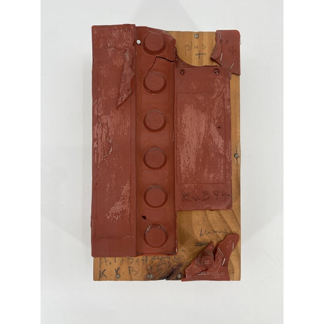 Klaus vom Bruch, Holzbatterie Wall Object, 1995, Wood & Resin For Sale - Image 16 of 16