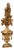 Trim Medici Cup Wall Sconce in Carved and Gilded Wood, Spain, 1950s For Sale