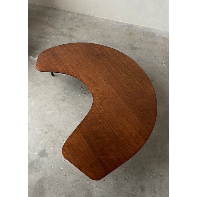 Attributed to Greta Grossman Crescent Coffee Table for Glenn of California For Sale - Image 6 of 9
