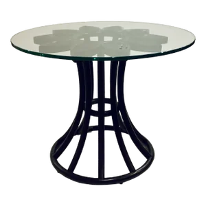 Baker / McGuire Organic Modern Custom Chocolate Brown Sunflower End Table