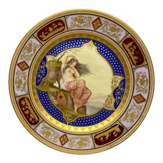 Royal Vienna (1820-1827) Underglaze Plate For Sale