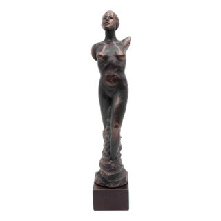 Fabrizio Savi, Statue of a Woman, Bronze Sculpture, 2000s For Sale