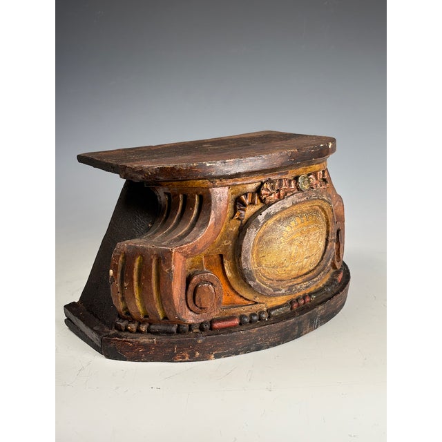 19th Century Southern European Polychrome Church Stand, 1800 For Sale - Image 10 of 14