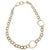 18kt Yellow Gold Flat Oval Link Necklace is a gorgeous statement inspired by 1970s fashion. The Necklace measures 36...