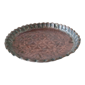 Mid-Century Handmade Copper Tray