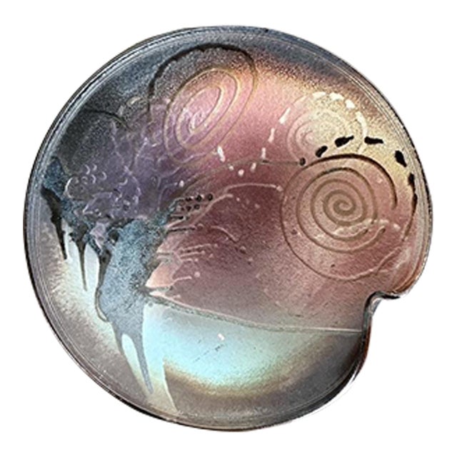 Vintage Original Studio Pottery Charger For Sale