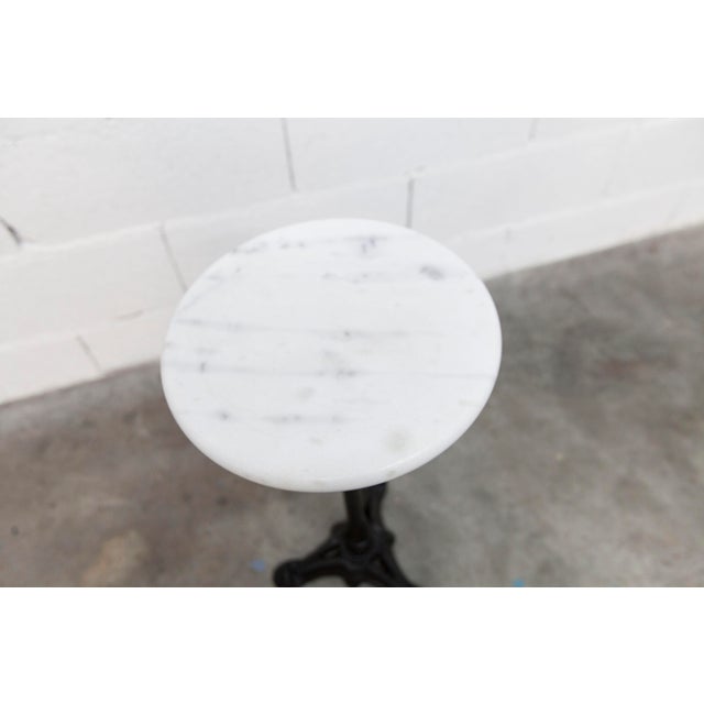 Vintage Side Table in Marble and Cast Iron, 1960s For Sale - Image 16 of 17