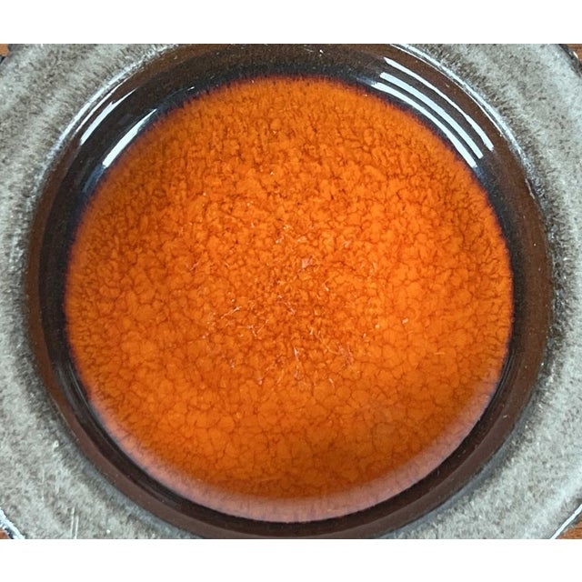 Mid-Century Modern Ceramic Fat Lava Bowl from Glit Pottery, 1960s For Sale - Image 10 of 14