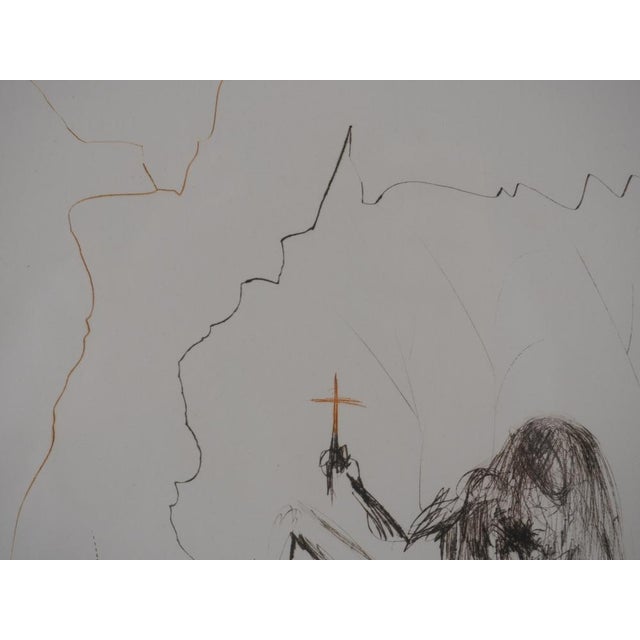 Salvador Dali, Tristan and Isolde, Vanity, Original Signed Etching For Sale - Image 7 of 8