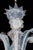 Traditional Vintage Opaline Glass Five Arm Murano Style Chandelier For Sale - Image 3 of 12