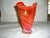 Mid-Century Modern Vintage Fenton Art Glass Handkerchief Vase For Sale - Image 3 of 7