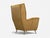 Isa Bergamo, Camel Velvet, Bronze, Wingback Chairs, Italy, 1950s For Sale - Image 10 of 14