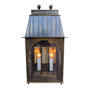 Vintage Ethan Allen Colonial Carriage Lantern Plug in Wall Sconce