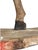 Decorative 19th-Century Carved Wooden Horse on Platform For Sale - Image 10 of 13
