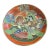 Miniature Vintage Ceramic Asian Style Detailed Plate For Sale