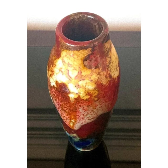 1920s Ceramic Vase Royal Doulton Chang Ware For Sale - Image 9 of 12