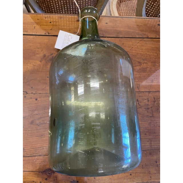 19th Century Glass Blown Wine Bottle For Sale - Image 4 of 5