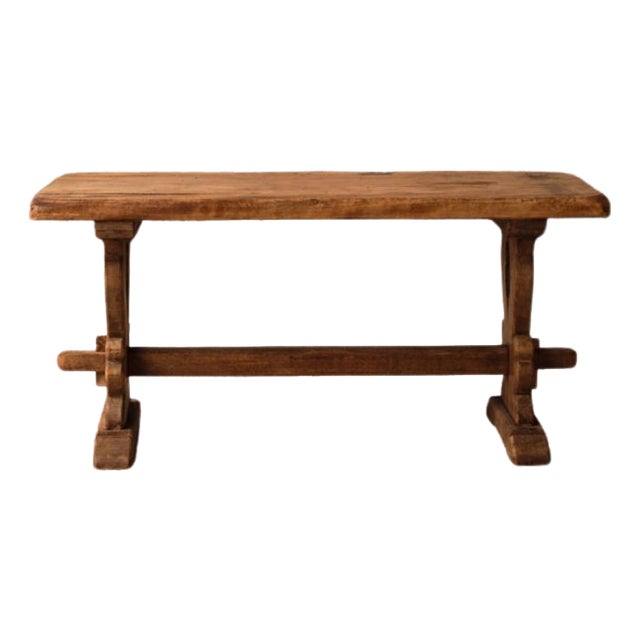Early 20th Century French Oak Coffee Table For Sale